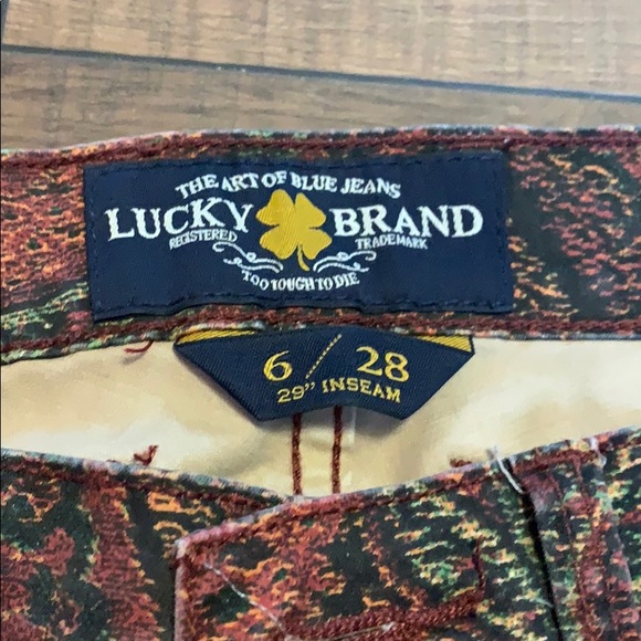 Vintage patterned lucky brand jeans - Picture 3 of 3